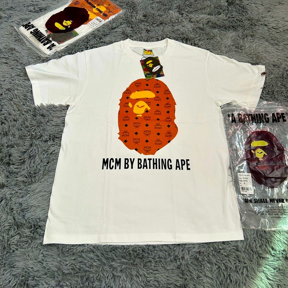 Bape Mcm White tee
